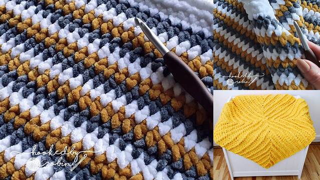 32+ Crochet Blanket Pattern Chenille