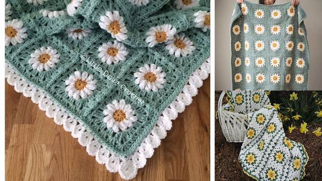 99+ Crochet Blanket Pattern Daisy