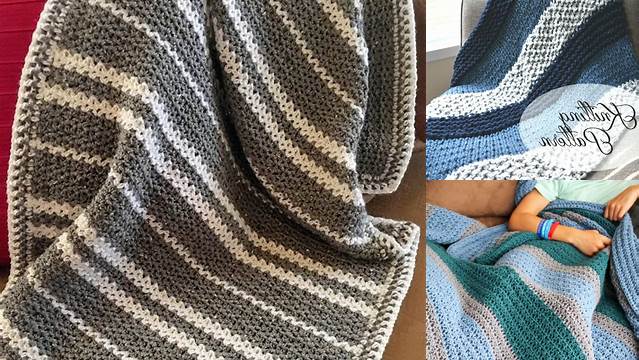 63+ Crochet Blanket Pattern For Men