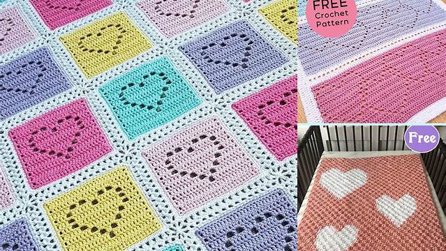 36+ Crochet Blanket Pattern Heart