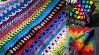 3+ Crochet Blanket Pattern Multicolor