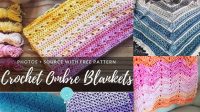 99+ Crochet Blanket Pattern Ombre