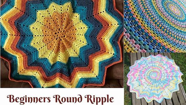 89+ Crochet Blanket Pattern Round