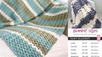 65+ Crochet Blanket Pattern Size 4 Yarn