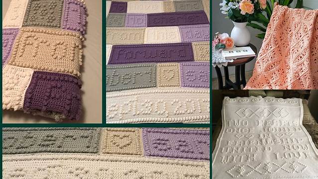 58+ Crochet Blanket Pattern Wedding Gift