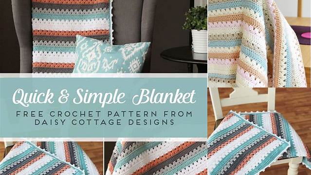 66+ Crochet Blanket Patterns Fast