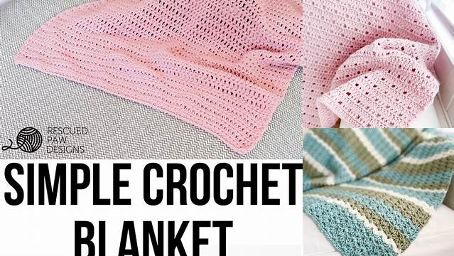 3+ Crochet Blanket Patterns For Beginners Pdf