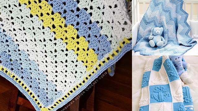 34+ Crochet Blanket Patterns For Boys