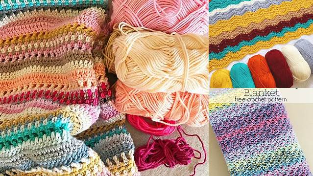 7+ Crochet Blanket Patterns For Multicolored Yarn