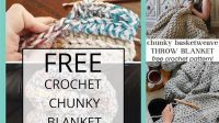 84+ Crochet Blanket Patterns Free Chunky Yarn