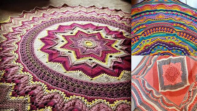 8+ Crochet Blanket Patterns Mandala