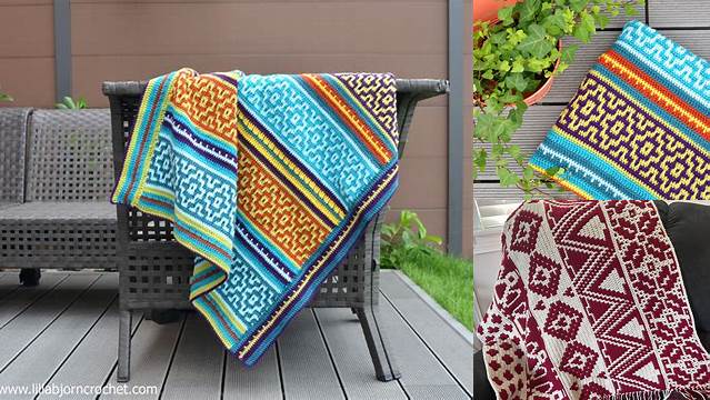 23+ Crochet Blanket Patterns Mosaic