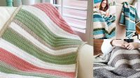 85+ Crochet Blanket Patterns Striped