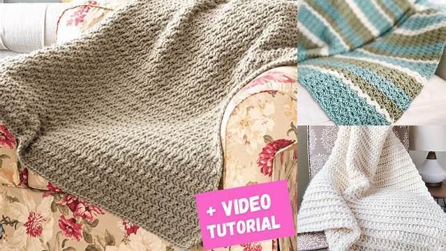 51+ Crochet Blanket Patterns That Don't Use A Lot Of Yarn