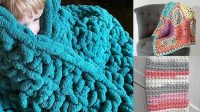 39+ Crochet Blanket Patterns With Bulky Yarn