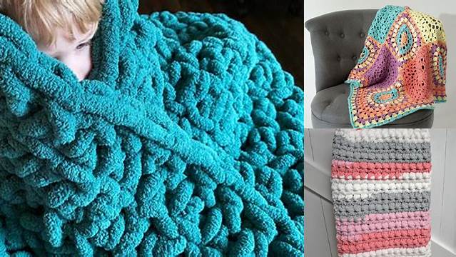 39+ Crochet Blanket Patterns With Bulky Yarn