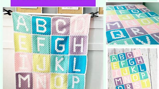 61+ Crochet Blanket Patterns With Letters