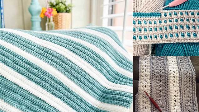 40+ Crochet Blanket Patterns With Two Colors