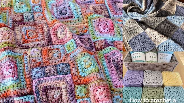 72+ Crochet Blanket Square Patterns For Beginners