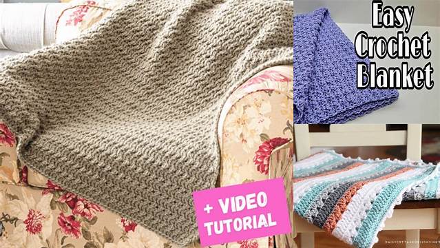 84+ Crochet Blanket Tutorial For Beginners