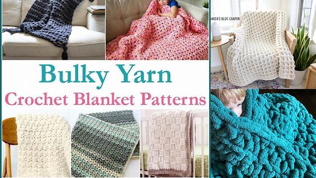 19+ Crochet Blanket With Bulky Yarn