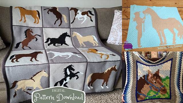 77+ Crochet Blanket With Horse Pattern