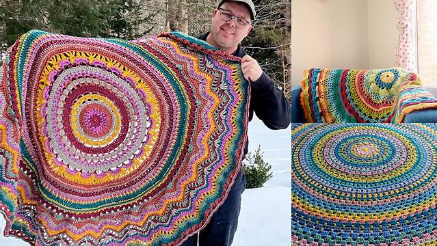 64+ Crochet Blankets In The Round