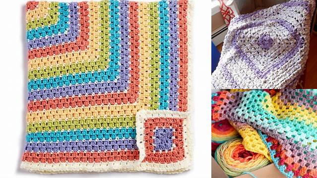 83+ Crochet Blankets That Start In The Middle