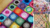 49+ Crochet Granny Square Blanket Ideas