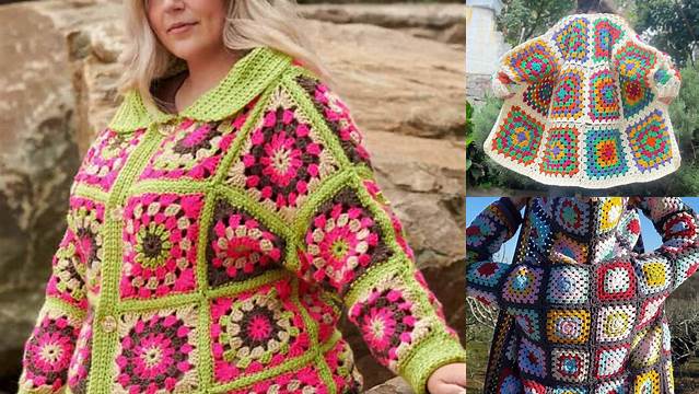 38+ Crochet Granny Square Jacket Patterns