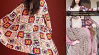 11+ Crochet Granny Square Kimono Pattern