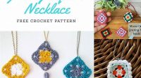 19+ Crochet Granny Square Necklace Pattern