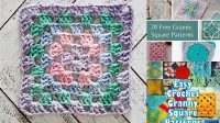 74+ Crochet Granny Square Patterns Easy