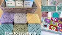 15+ Crochet Granny Square Patterns For Beginners To Follow