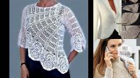 85+ Crochet Knitted. Blouse Jacket Designs For Winter