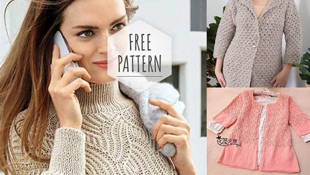 58+ Crochet Knitted Blouse Jacket