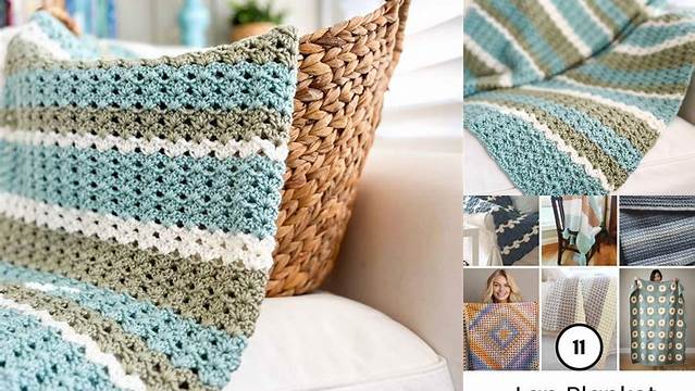 12+ Crochet Lap Blanket Patterns