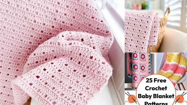 46+ Crochet Pattern For Baby Blanket