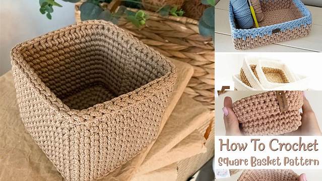 88+ Crochet Square Basket Pattern Free Pdf