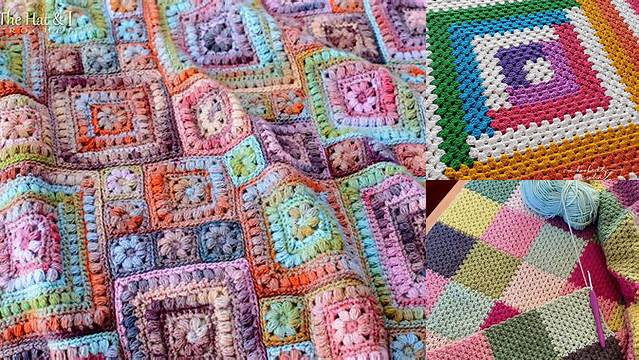 79+ Crochet Square Patterns Blanket