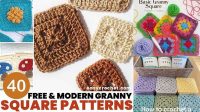 80+ Crochet Square Patterns For Beginners