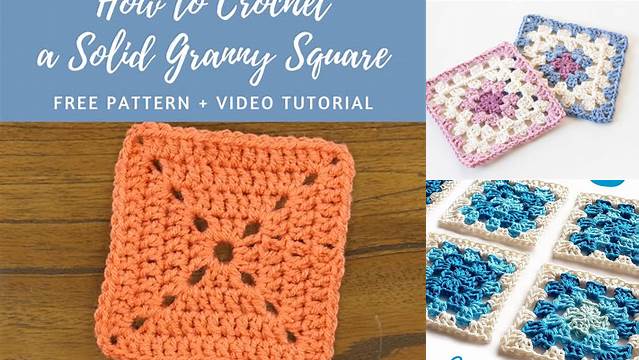 63+ Crochet Square Patterns For Beginners Uk