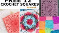 12+ Crochet Square Patterns Tutorials