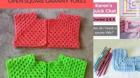 99+ Crochet Square Yoke Pattern