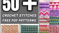 46+ Crochet Stitch Patterns Free Pdf