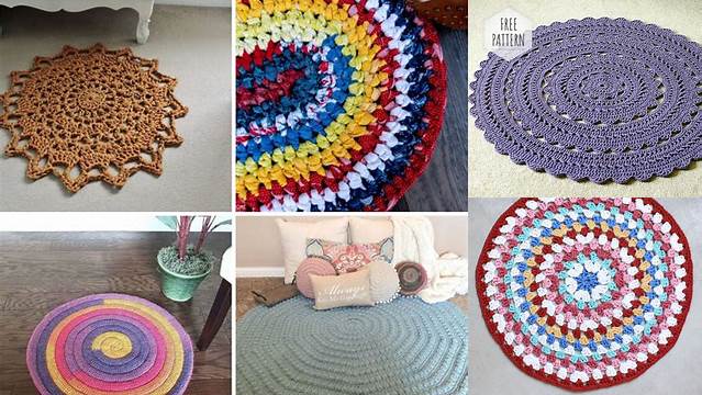 71+ Crochet Throw Rug Patterns Free