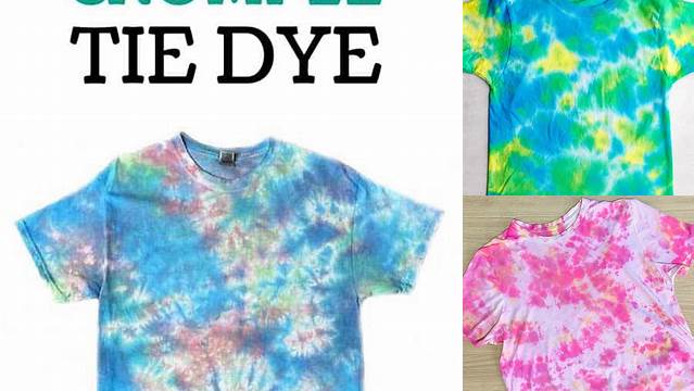 64+ Crumple Tie Dye Technique