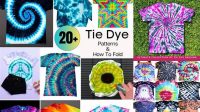 64+ Dark Tie Dye Patterns