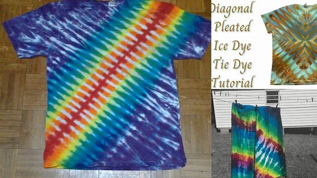 34+ Diagonal Stripe Tie Dye Instructions