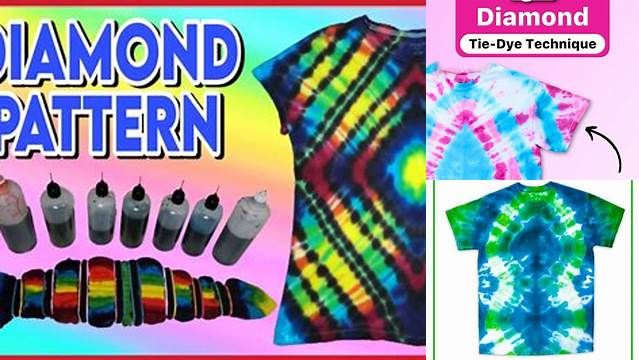 8+ Diamond Tie Dye Technique